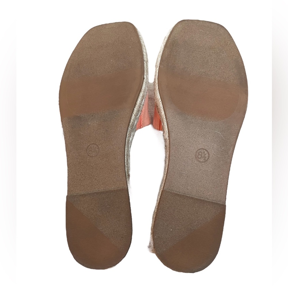 Universal Threads Orange/Peach Espadrilles Slides Ladies Size 8.5 - Picture 5 of 5